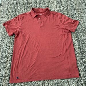 UNTUCKit Men's Polo Shirt in Rich Red